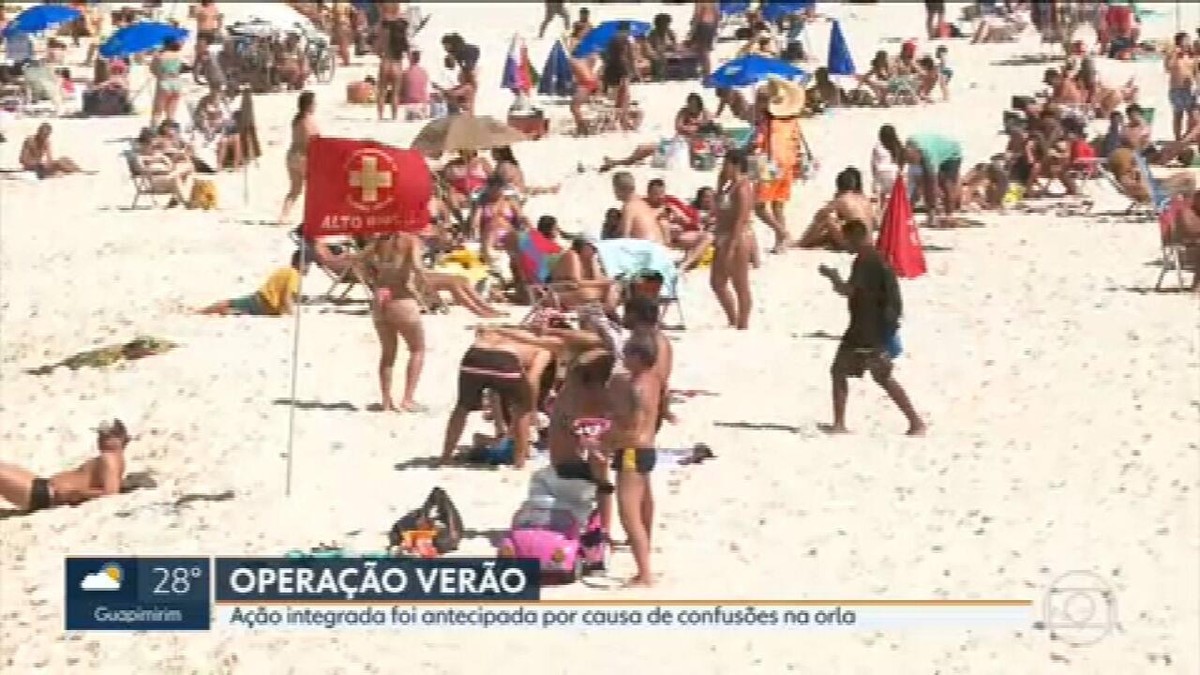 Rio tem praias cheias neste sábado Operação Verão foi antecipada após