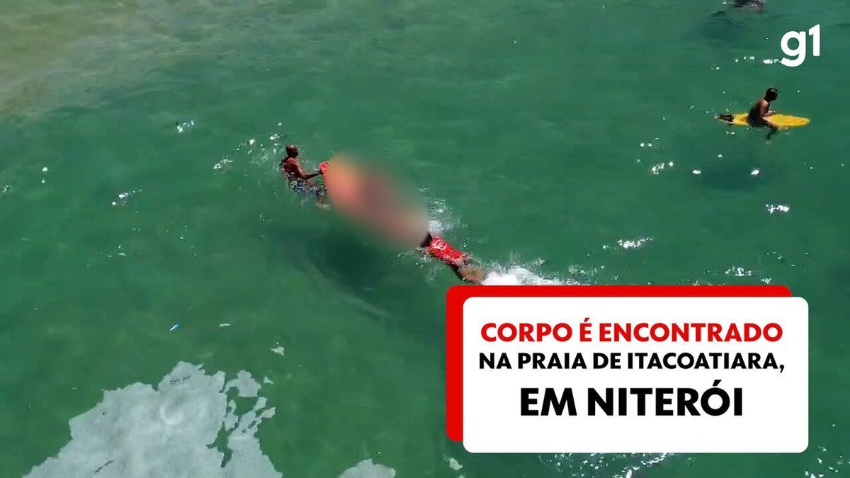 Homem achado morto boiando no mar em Niterói tinha ido ao local para