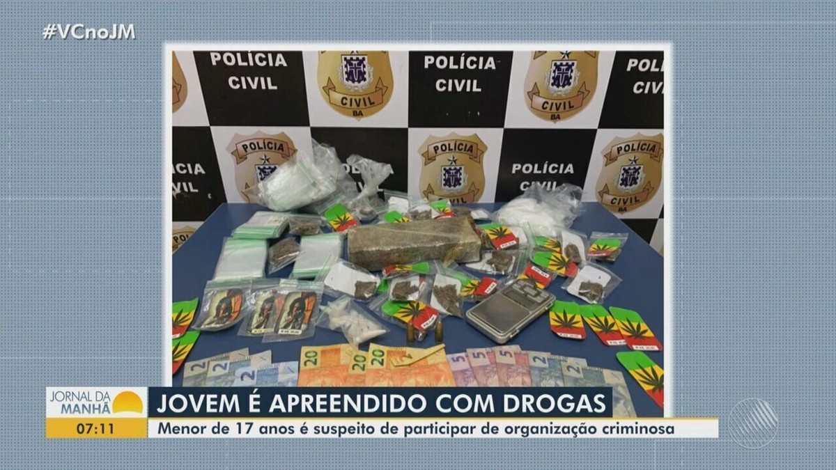 Adolescente de 17 anos apontado como gerente do tráfico e integrante de