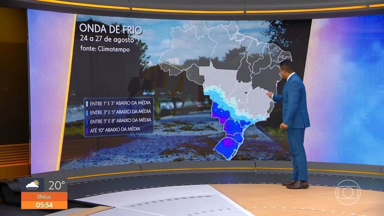 Ciclone deve trazer chuva e ventos de até 90 km h para o Sul nesta