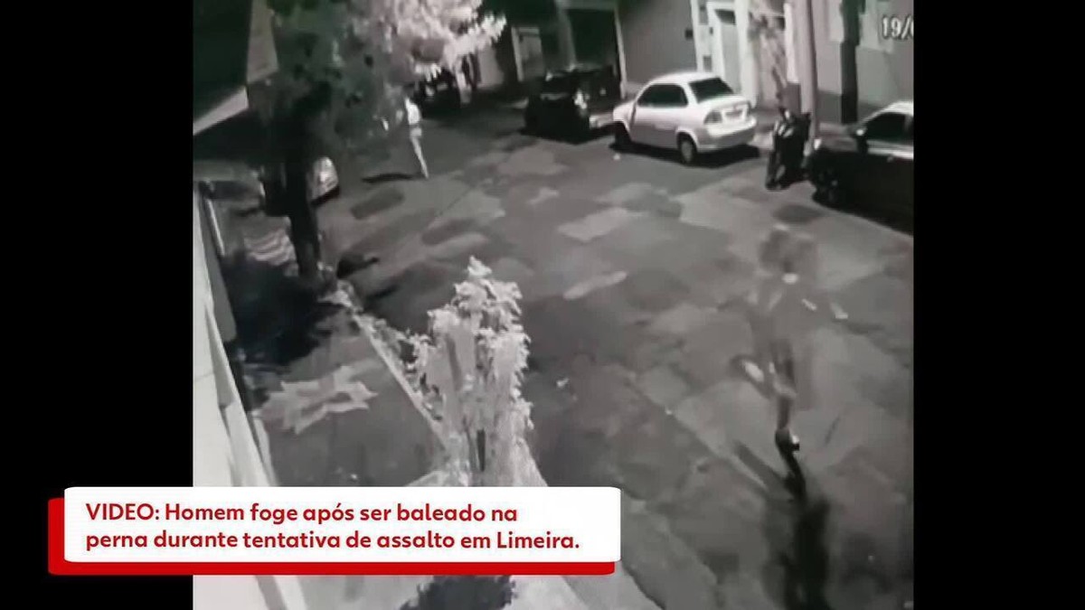 Video Homem Baleado Na Perna Durante Tentativa De Assalto Em Limeira