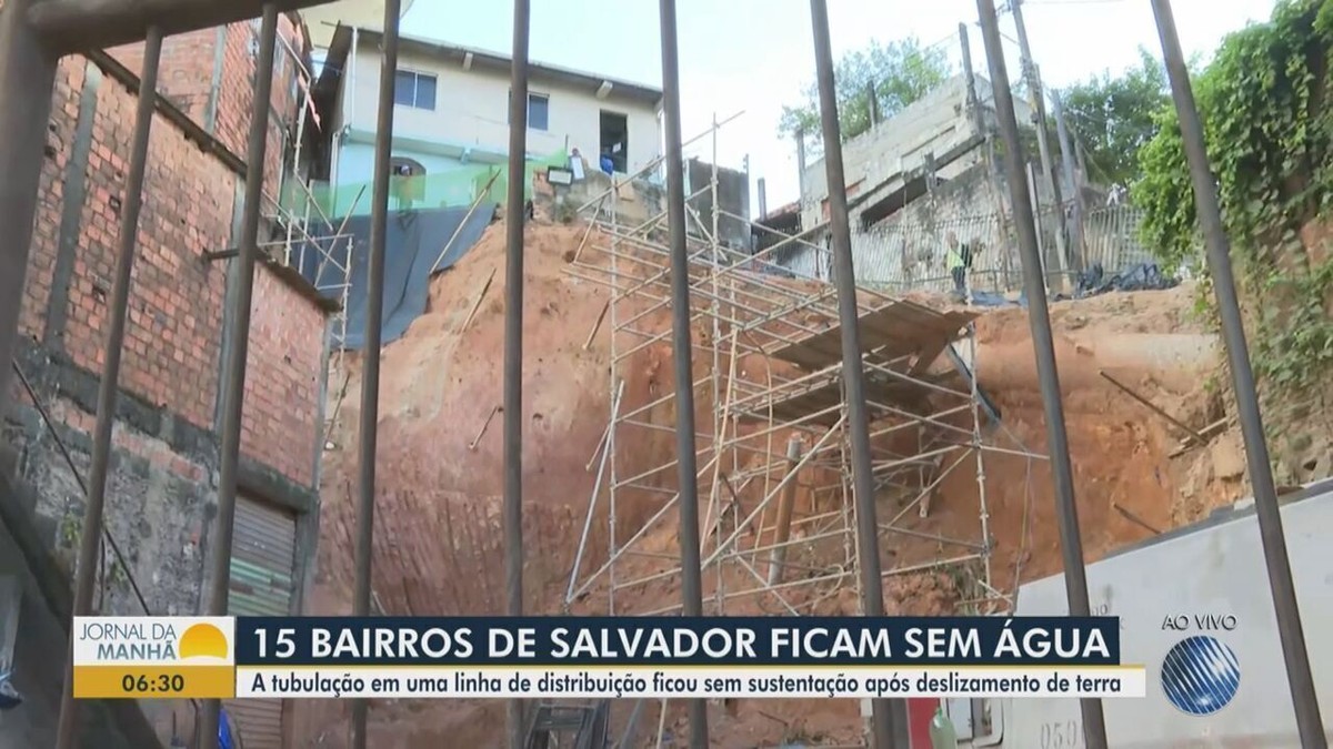 Bairros de Salvador têm fornecimento de água suspenso por causa de obra