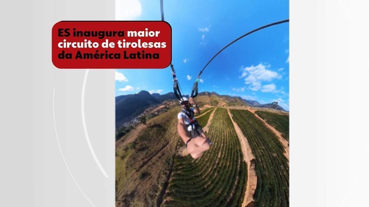 VÍDEO Conheça o maior circuito de tirolesas da América Latina que