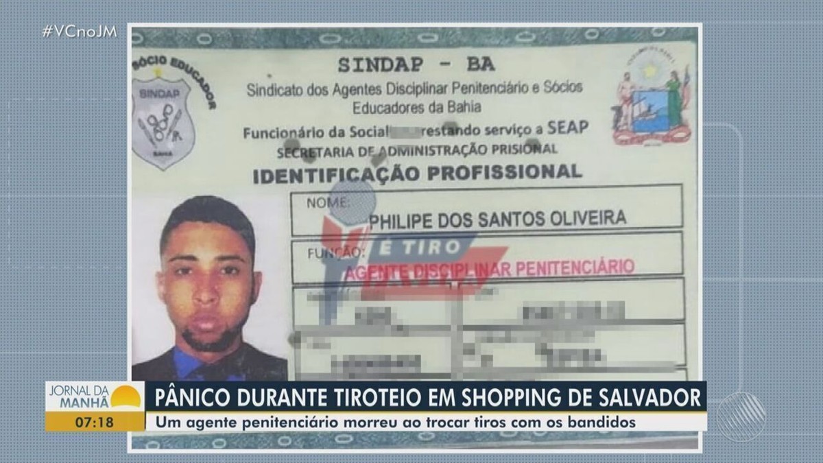 Agente disciplinar penitenciário morre após ser baleado em tiroteio