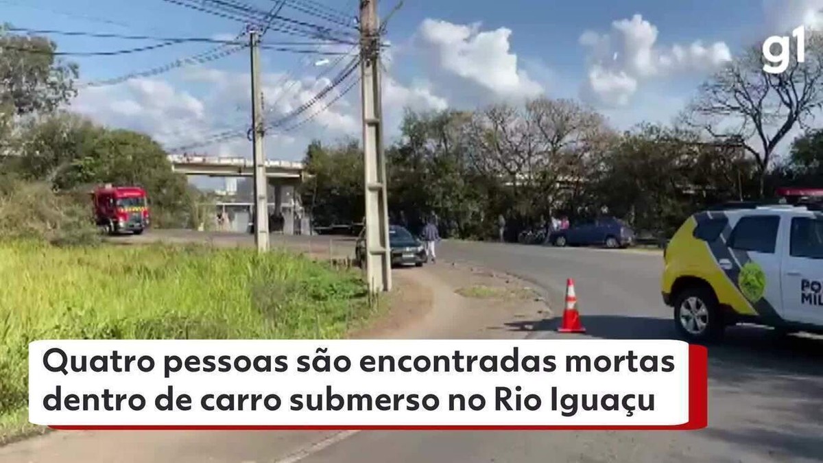 Tr S Das Quatro Pessoas Encontradas Mortas Em Carro Submerso No Rio