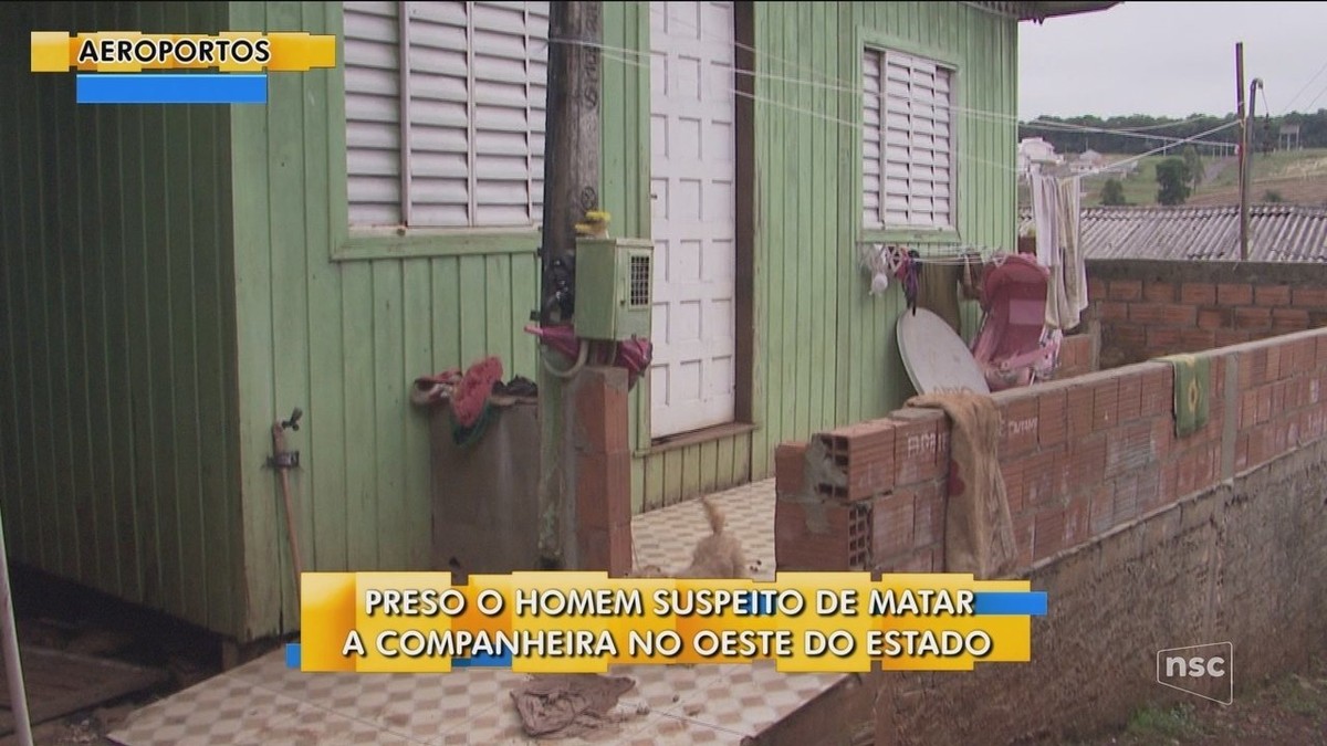 Marido suspeito de matar mulher a facadas em Chapecó é preso no RS