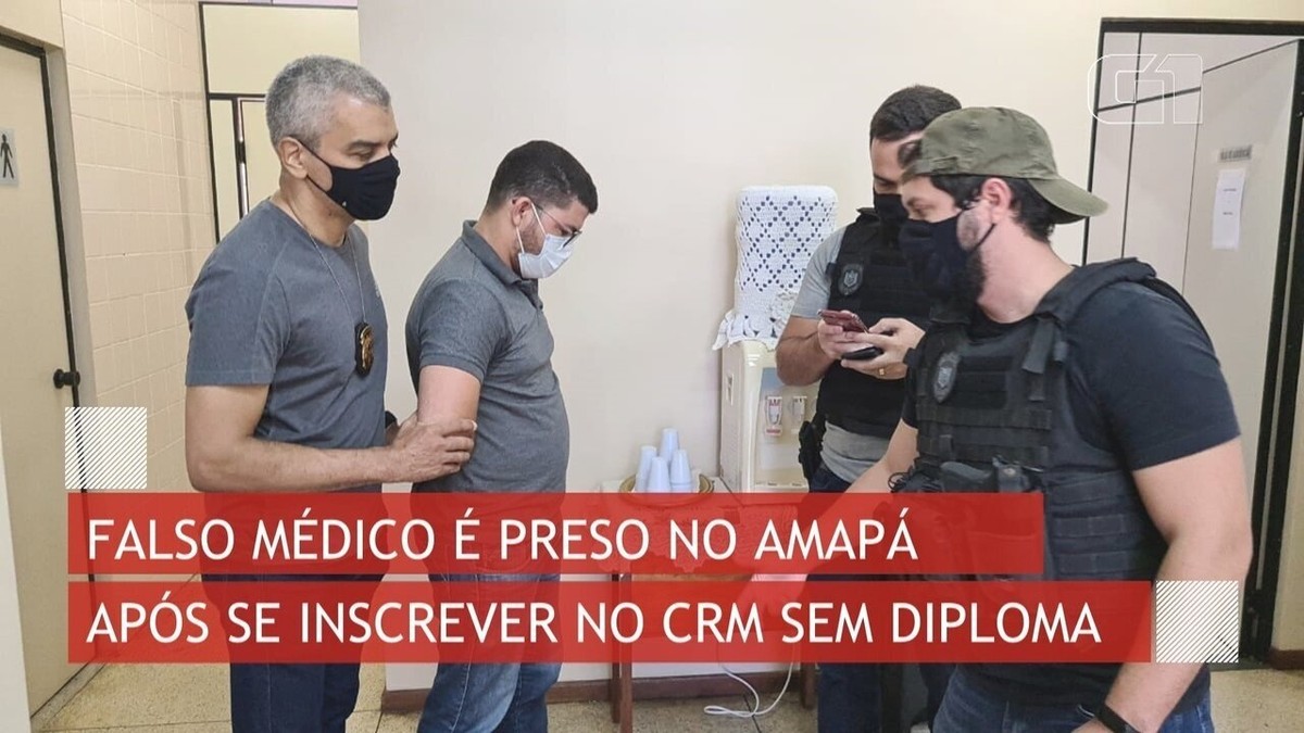 Falso M Dico Preso Pela Pol Cia No Ap Ap S Crm Identificar Que Ele