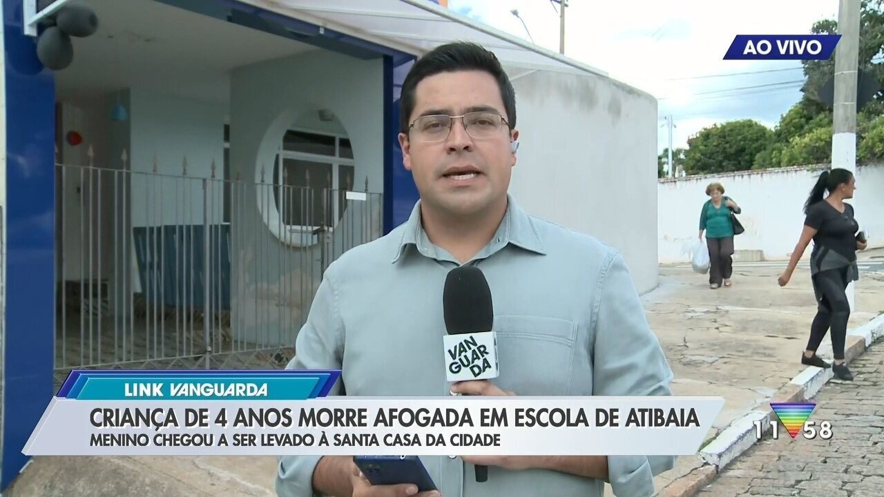 Criança de quatro anos morre após se afogar em piscina de escola de