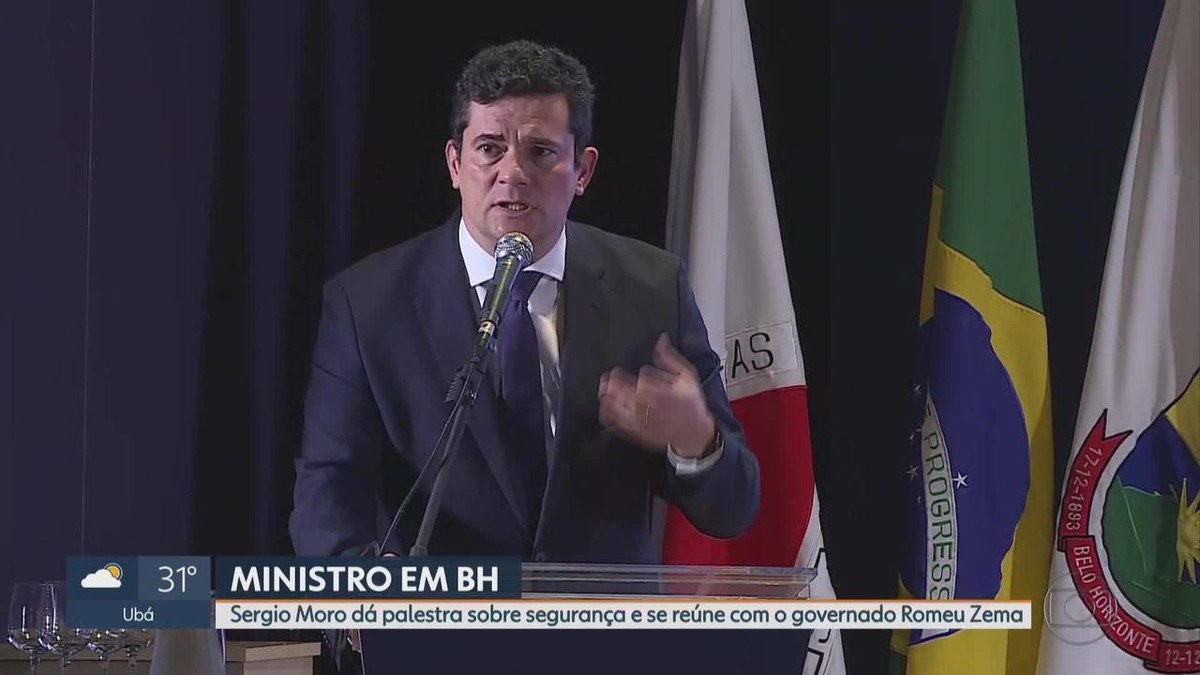 Ministro Sergio Moro D Palestra Sobre Seguran A E Se Re Ne O