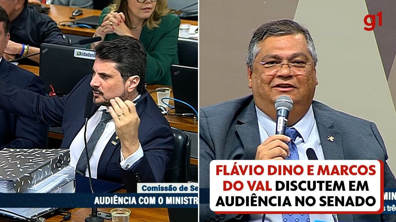 Dino discute Moro Flávio e do Val em audiência Se o senhor é da