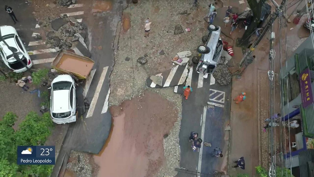 Imagens De Drone Mostram Destrui O Em Bh Ap S Chuva Hist Rica Minas