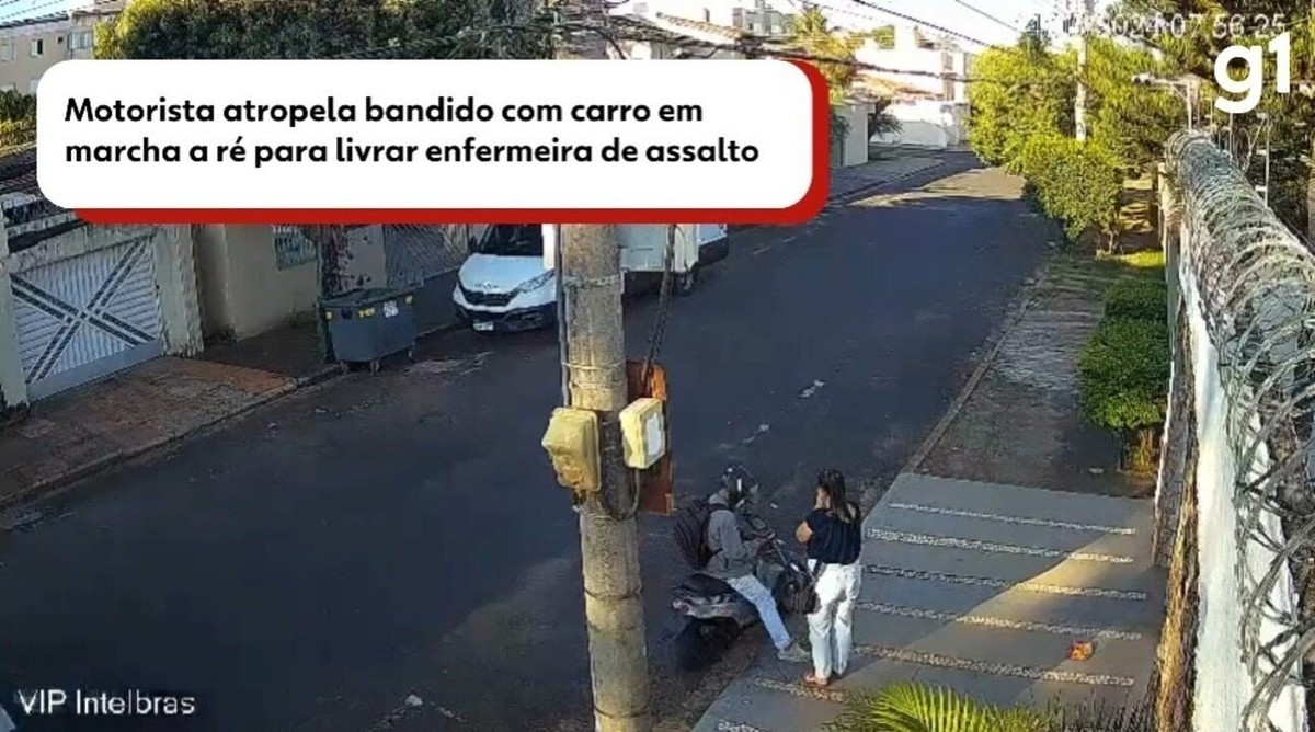 Motorista Atropela Bandido Carro Em Marcha A R Para Livrar