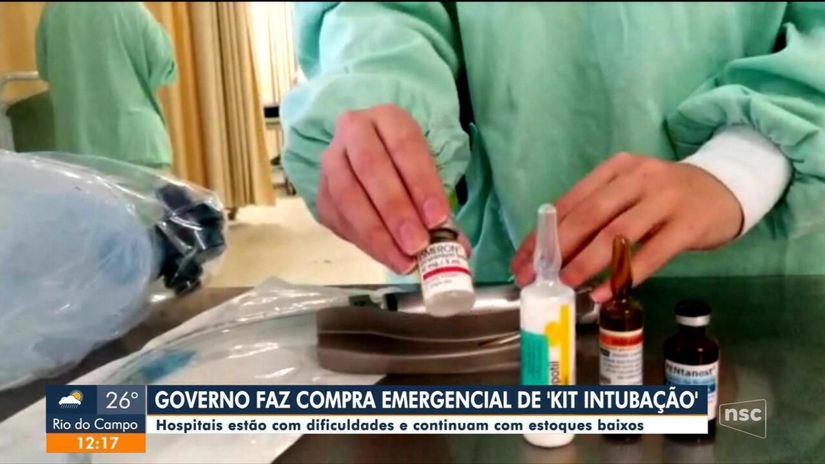 Covid 19 SC Inicia Compra Emergencial De Medicamentos Do Kit