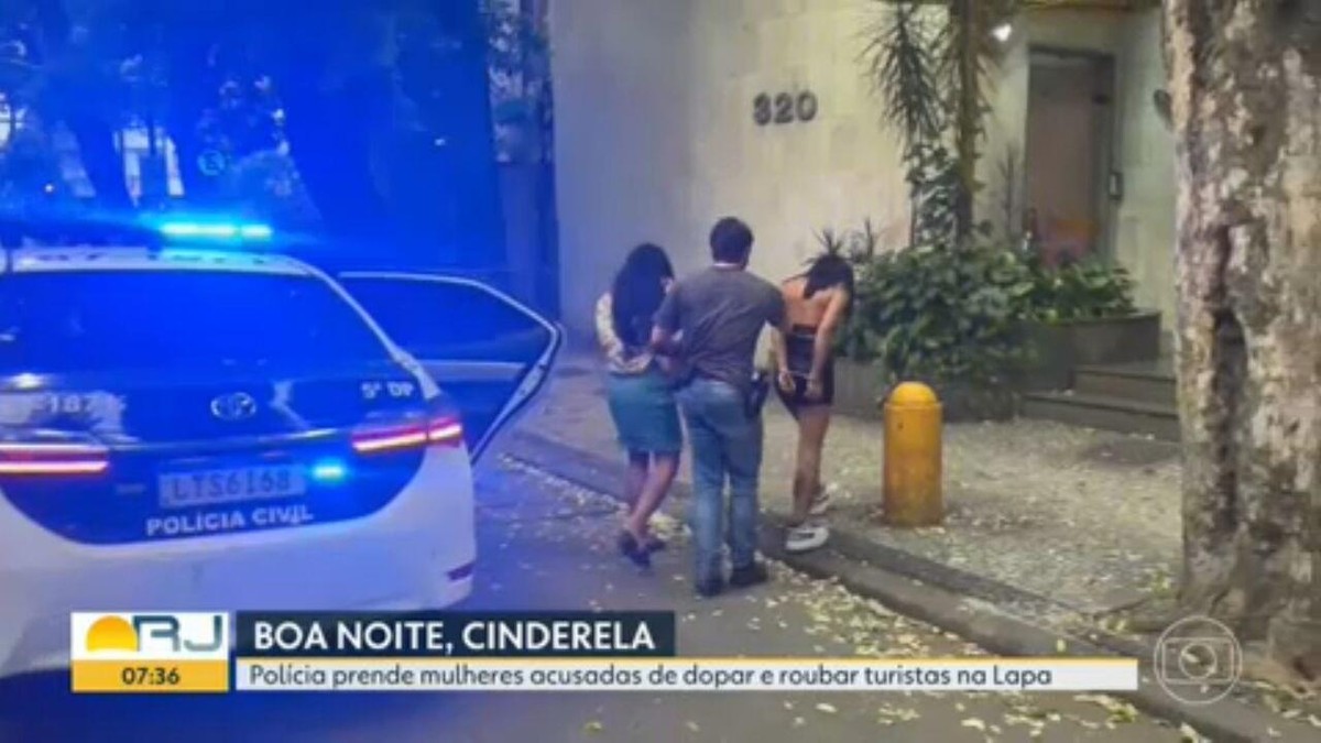 Boa noite Cinderela polícia prende mulheres suspeitas de dopar e