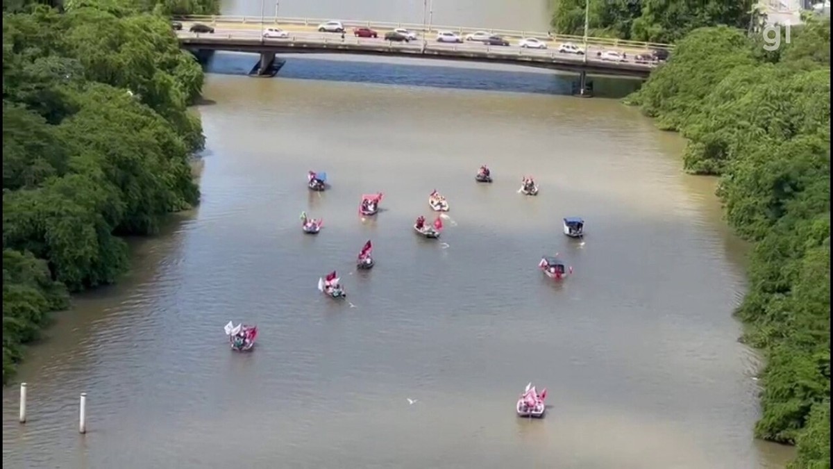 Protesto De Barco No Rio Capibaribe Pede Negocia O Raquel Lyra E