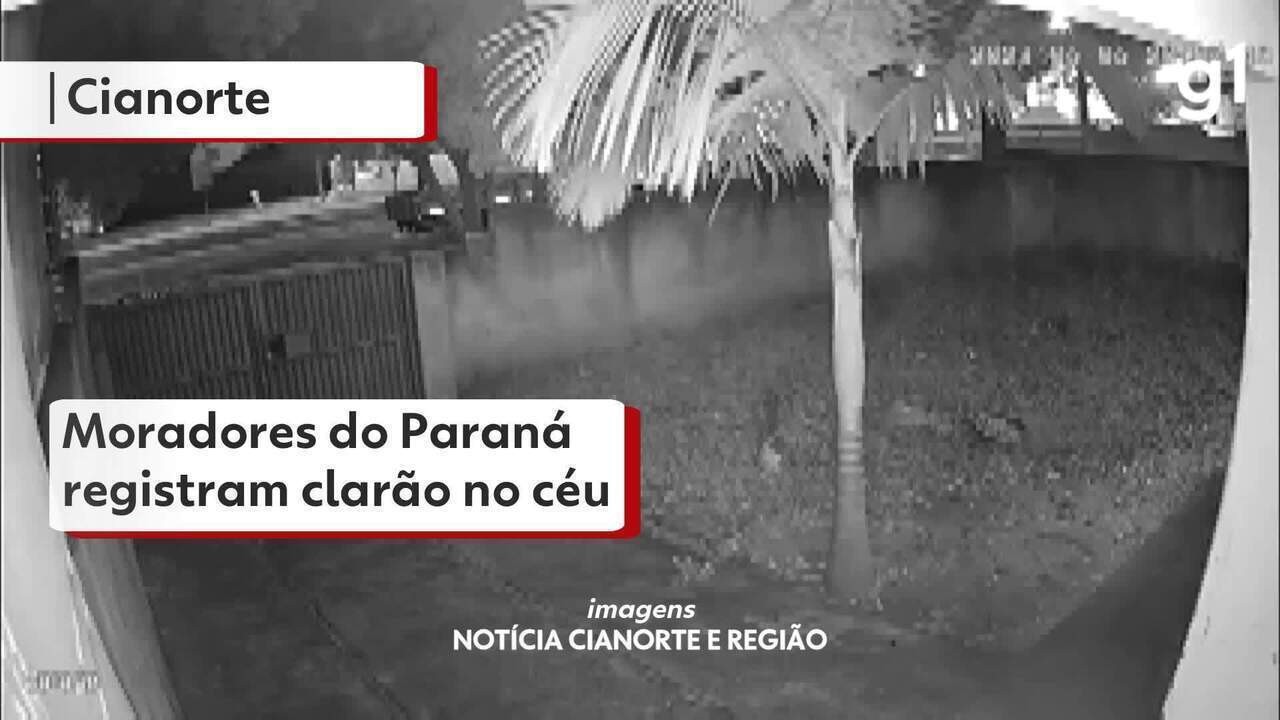 VÍDEO Meteoro cruza o céu do Paraná explode e causa clarão