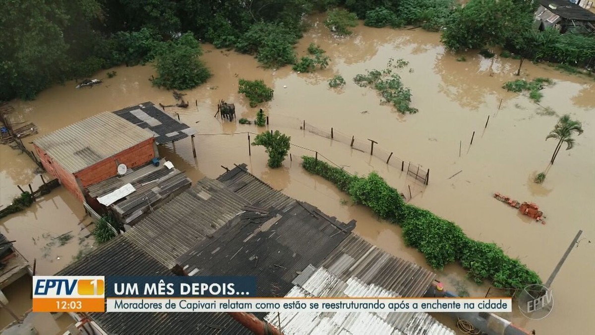 Moradores de Capivari ainda tentam se reestruturar 1 mês após 2ª maior