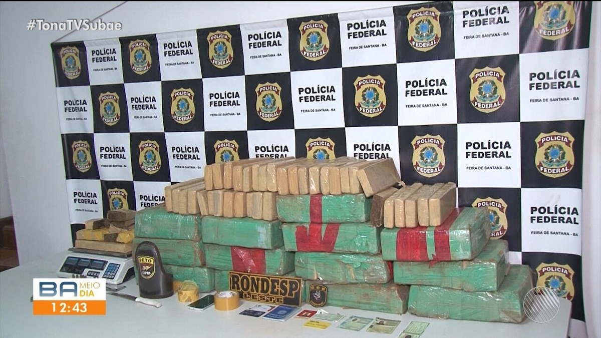 Mulher é presa após cão farejador da polícia encontrar 160 kg de