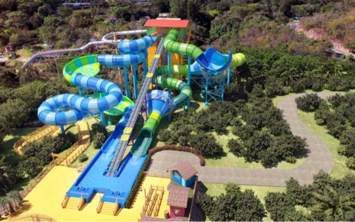 Curvas metros de altura e manobra inédita no Brasil conheça nova atração do Hot Park