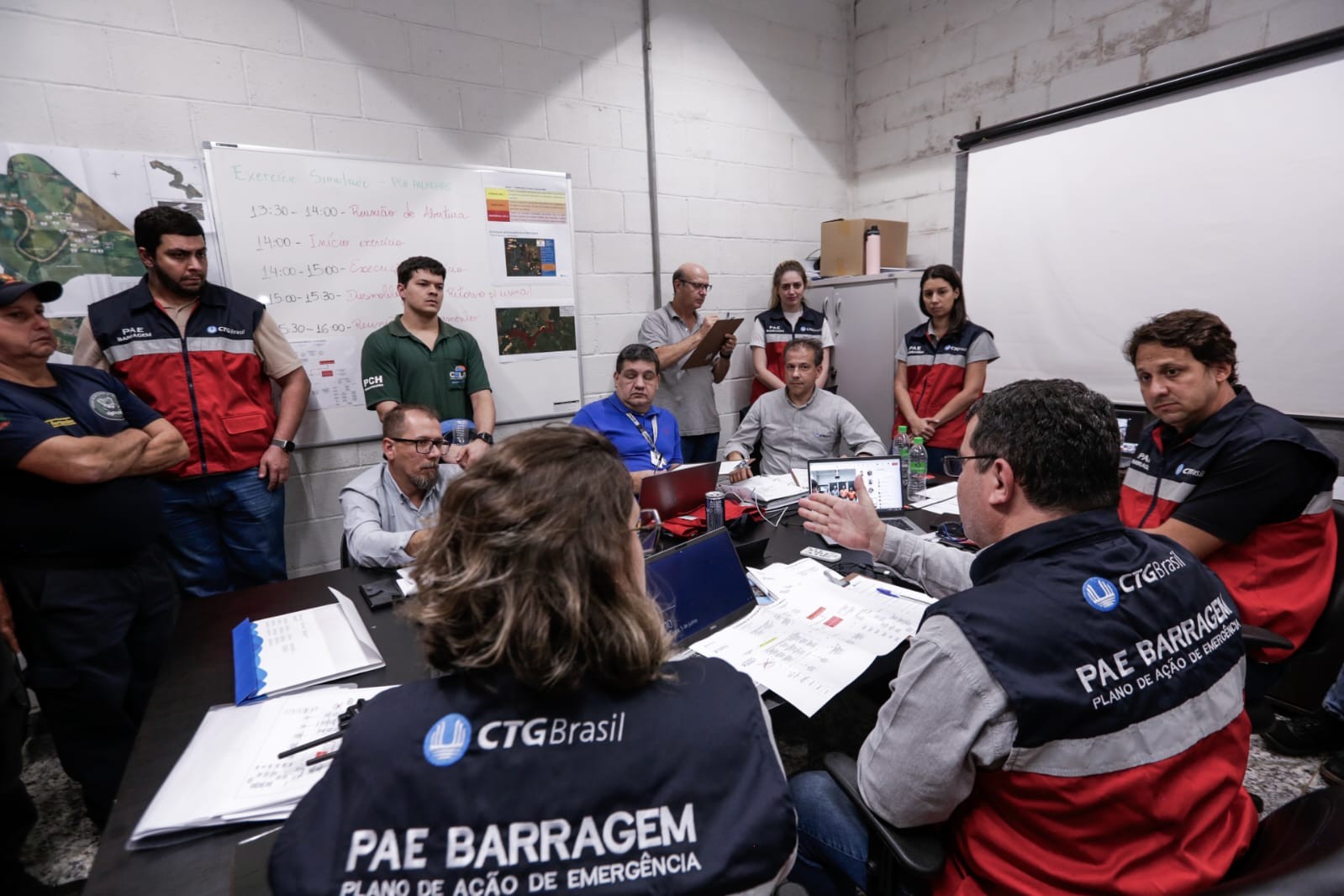 Usina Hidrel Trica De Rosana Realiza Primeiro Simulado De Evacua O De