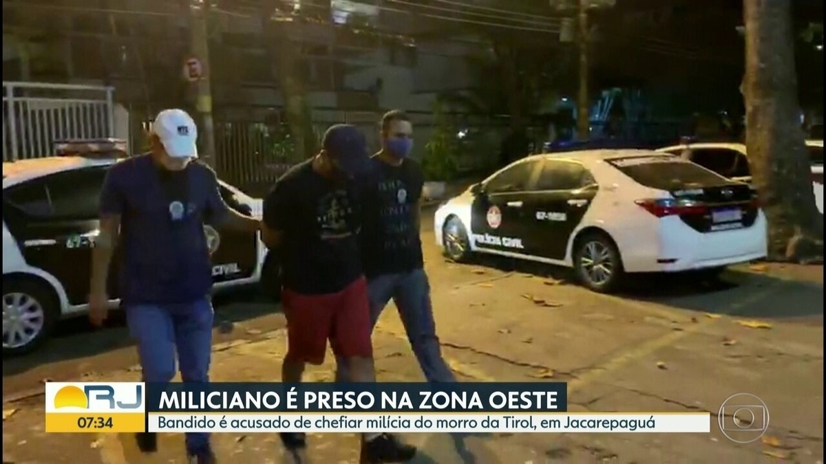 Suspeito de chefiar milícia em comunidade de Jacarepaguá na Zona Oeste