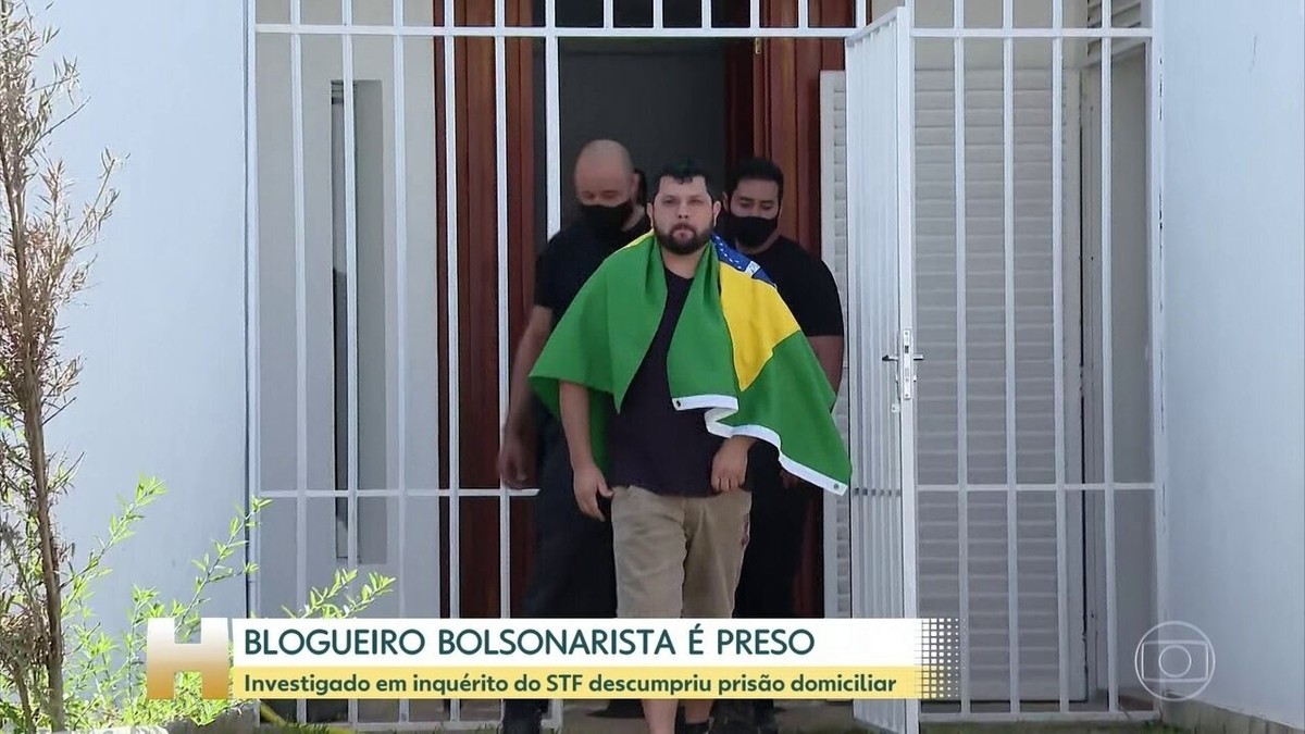 Ministro Alexandre de Moraes determina prisão preventiva de blogueiro