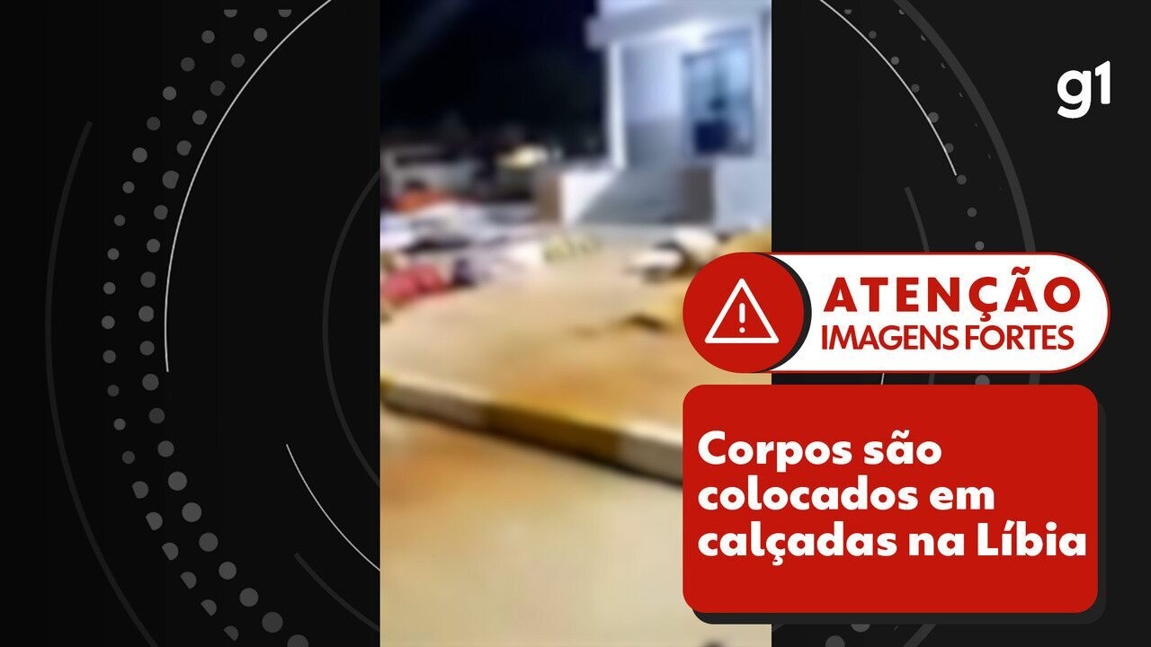 Enchente na Líbia vídeo mostra dezenas de corpos nas ruas Mundo G1