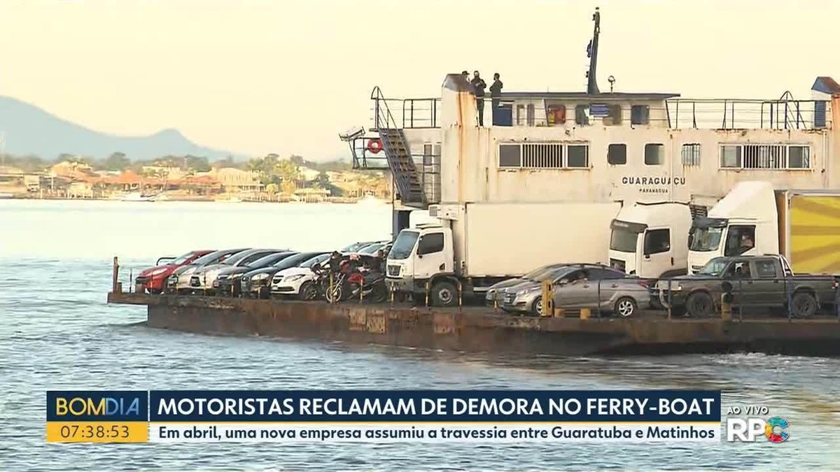 Após reclamações de demora na travessia no ferry boat em Guaratuba DER