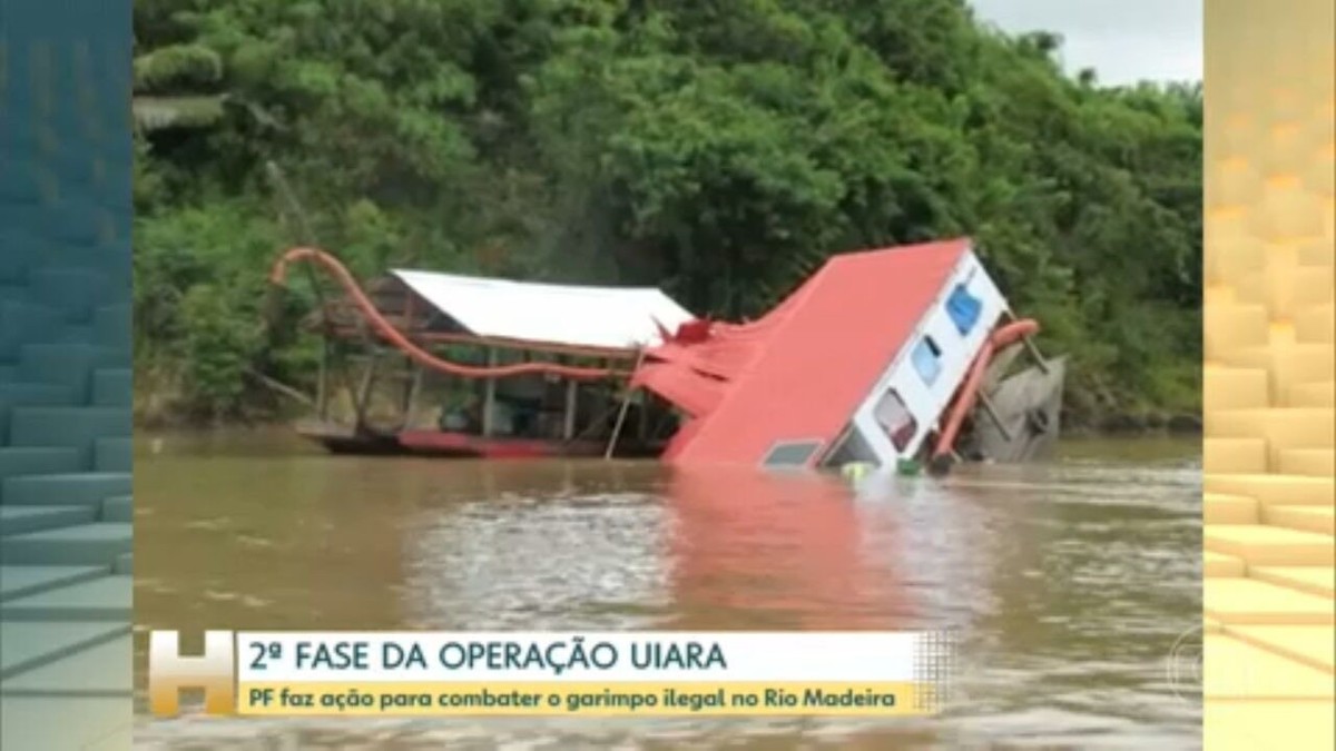 Nova Opera O Da Pf Contra Garimpo Ilegal No Rio Madeira Destr I