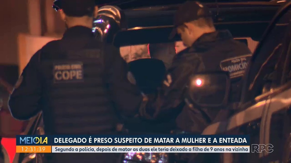 Delegado Suspeito De Matar Esposa E Enteada Fica Calado Em