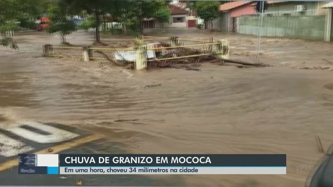 V Deo Chuva Forte Em Mococa Tem Granizo E Causa Alagamentos S O