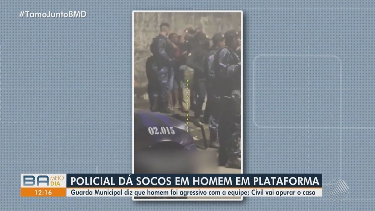 VÍDEO policial civil é flagrado ao agredir homem no Subúrbio