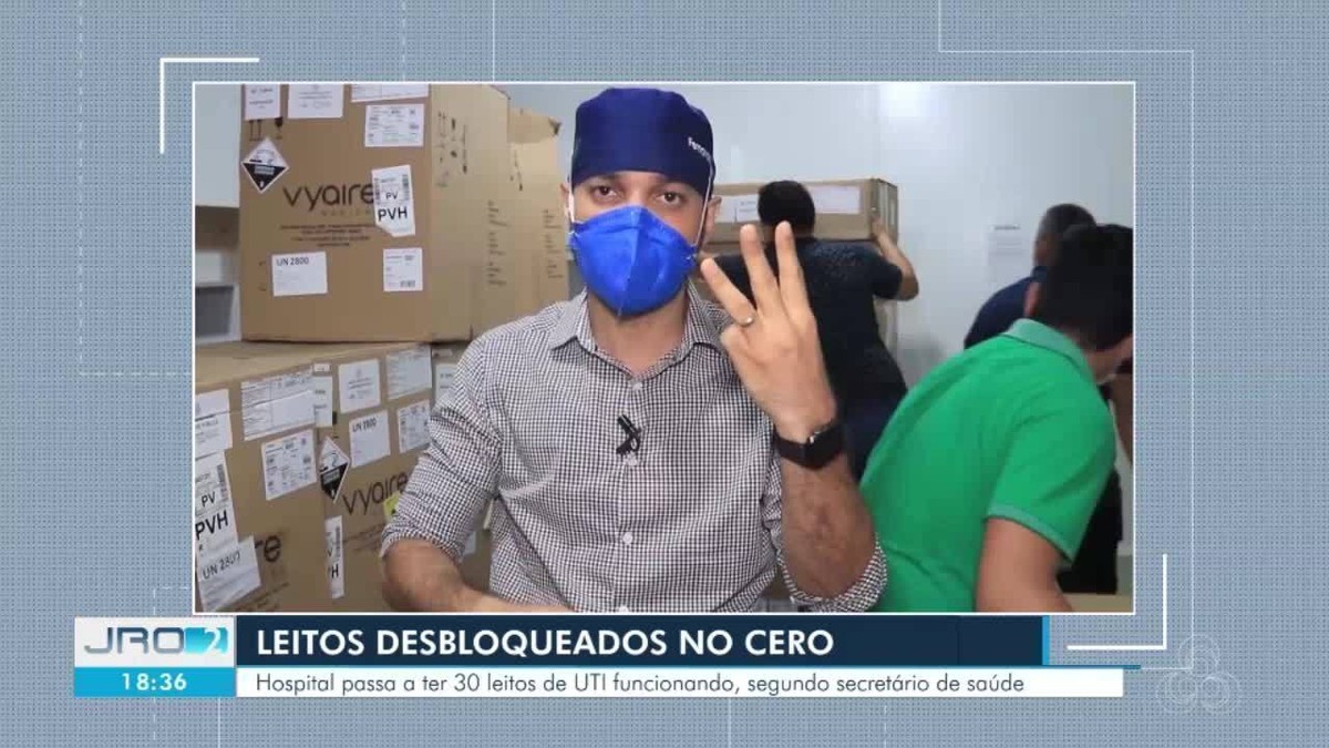 Novos leitos de UTI são abertos no Hospital de Campanha em Porto Velho