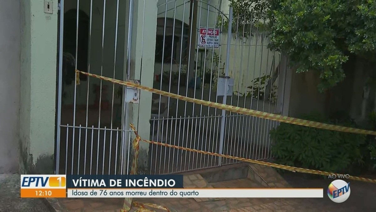 Idosa acamada morre em incêndio dentro do quarto em Ribeirão Preto SP