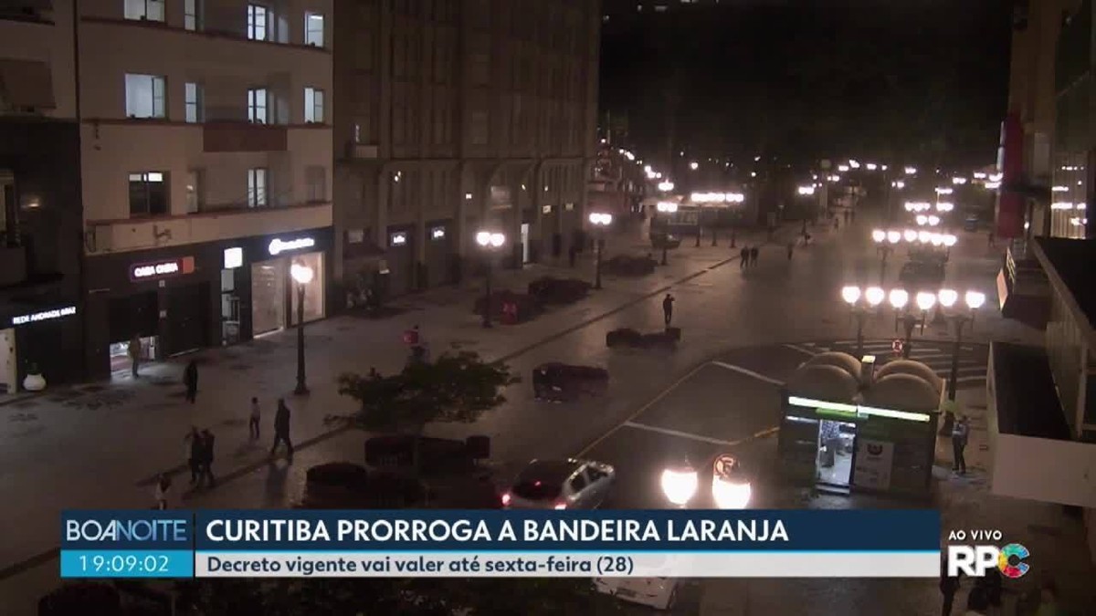 Covid Curitiba Prorroga Restri Es Da Bandeira Laranja At Sexta