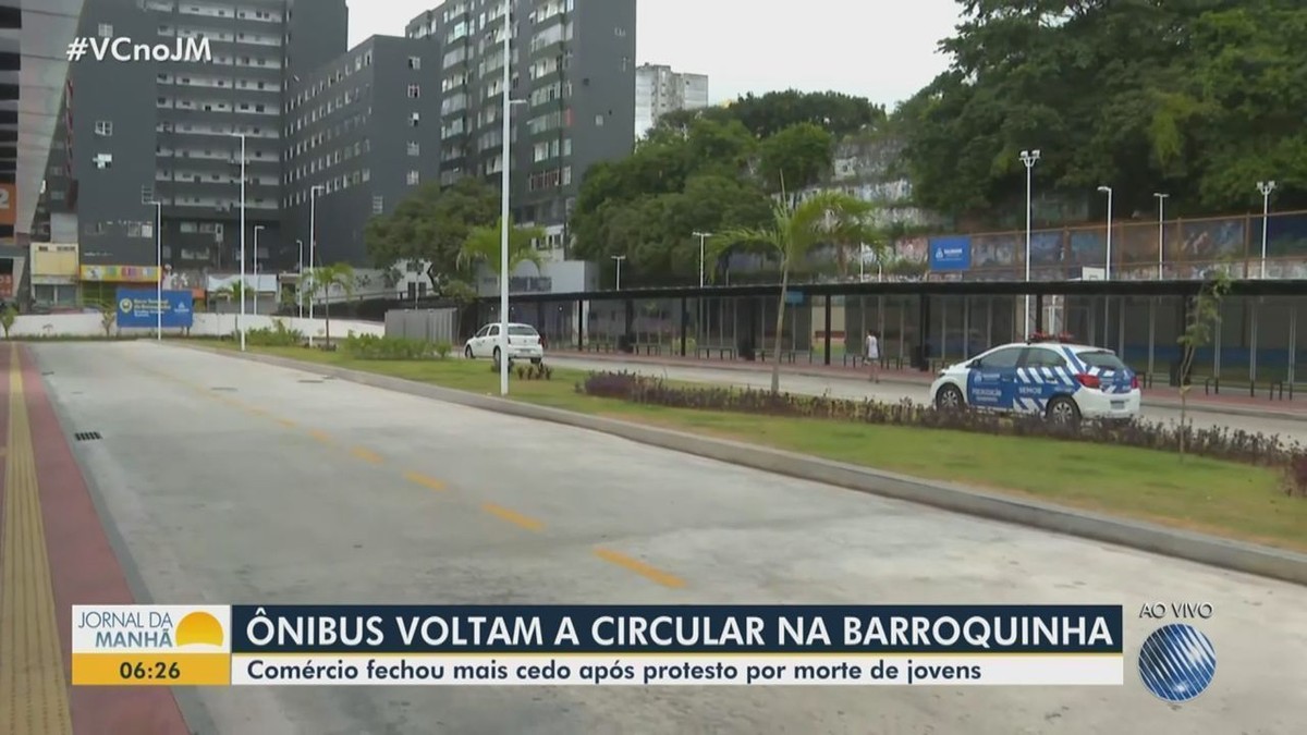 Ônibus voltam a circular na Barroquinha em Salvador após protesto de