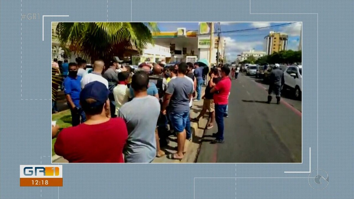 Motoristas de aplicativo realizam manifestação em Petrolina Petrolina