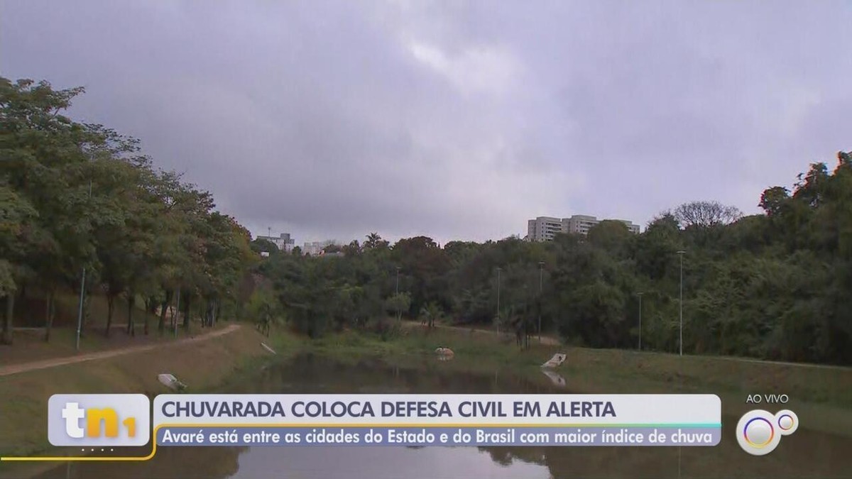 Avar Registra Maior Volume De Chuva Do Estado De Sp Nesta Quarta Feira