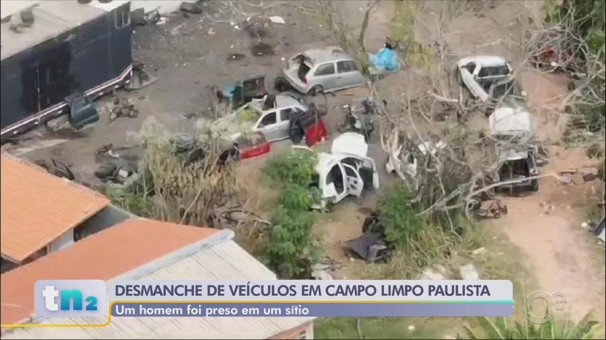 Polícia Civil fecha desmanche clandestino de veículos em Campo Limpo