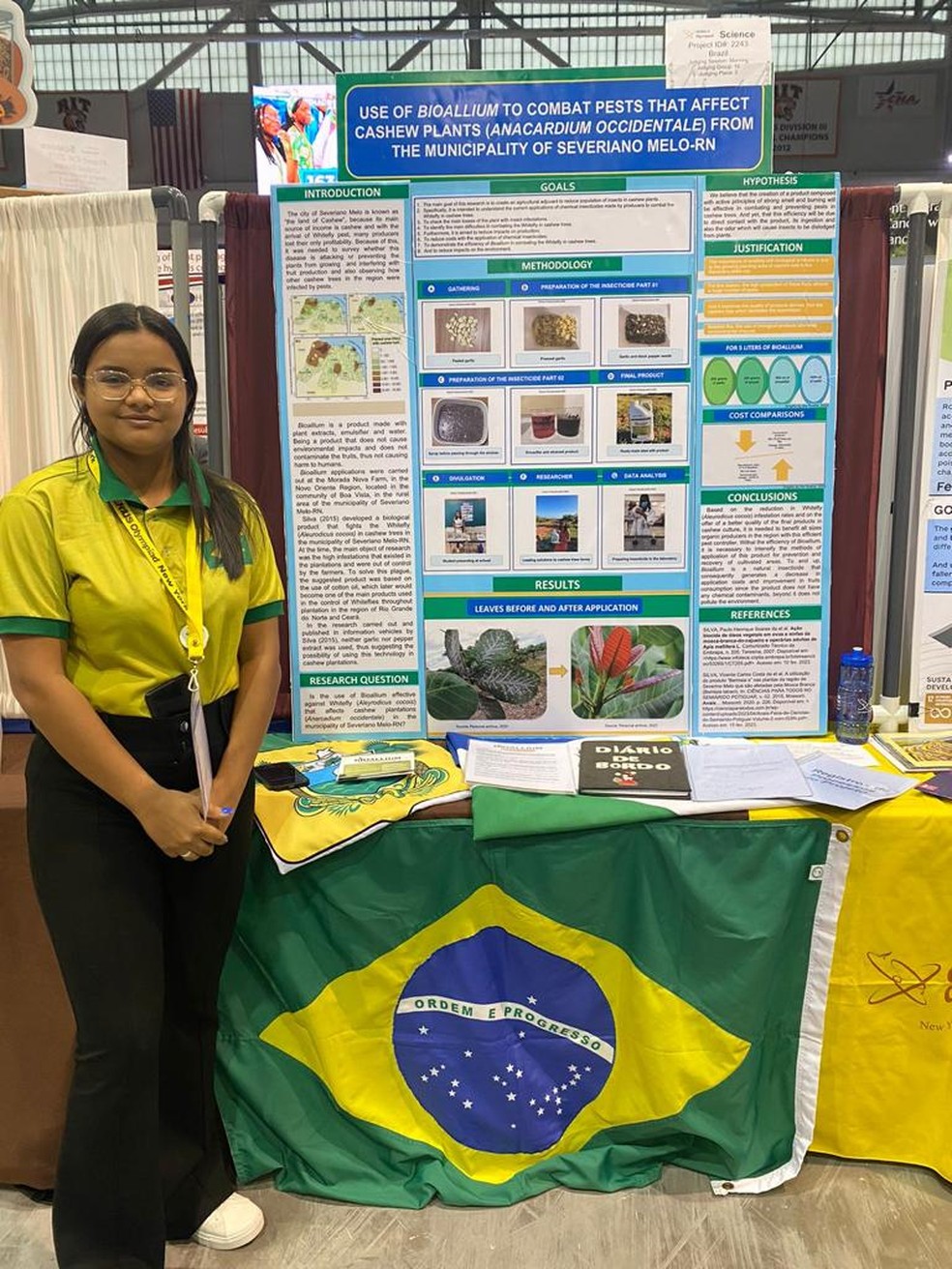 Estudante potiguar apresentou projeto e ganhou bolsa de estudos nos EUA — Foto: Cedida