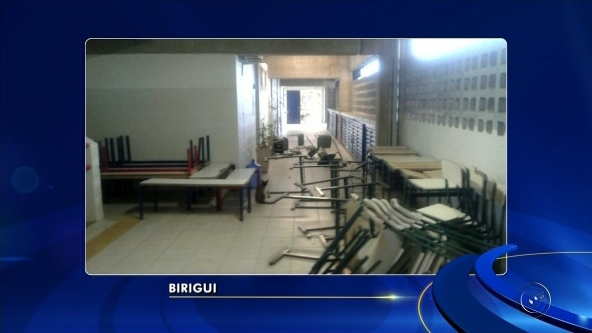 Suspeitos invadem e vandalizam escola estadual de Birigui São José do