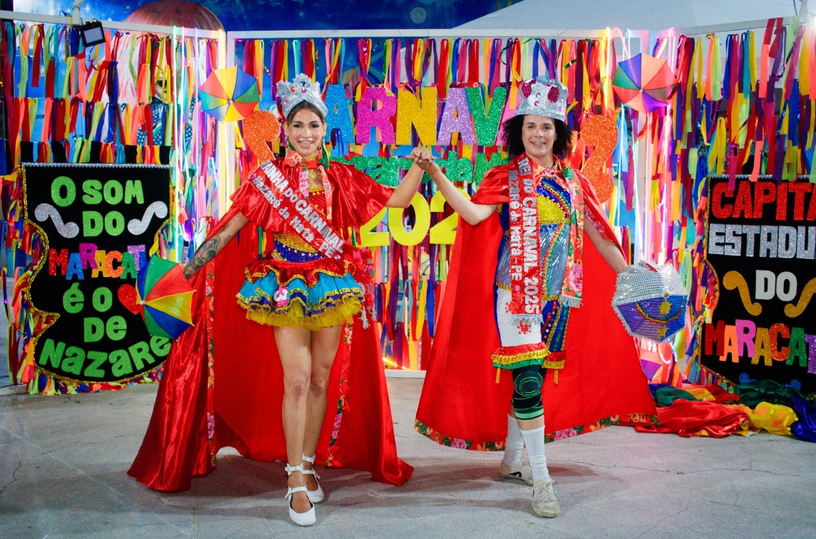 Rainha trans e rei gay Nazaré da Mata elege casal LGBTQIA para representar a cidade no Carnaval