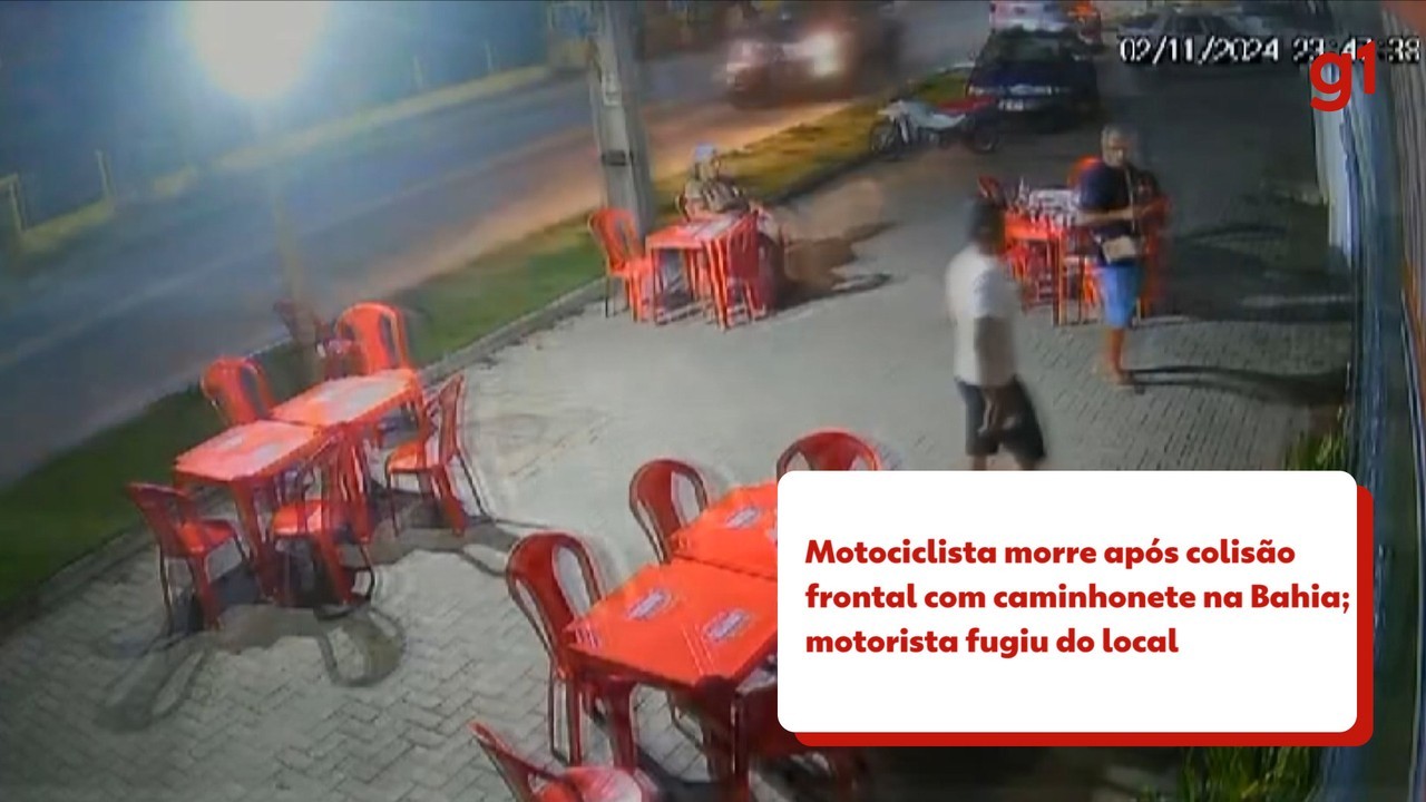 V Deo Mostra Momento Que Motociclista Morre Ap S Batida Caminhonete