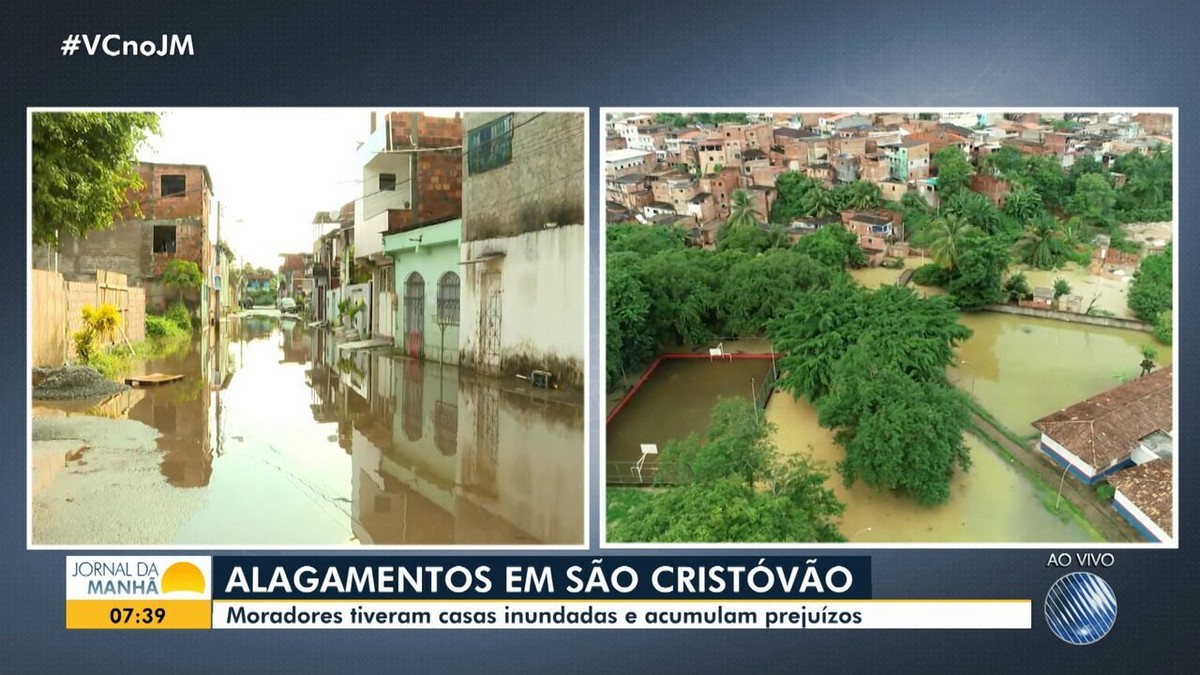 Um dia após barragem transbordar e inundar casas ruas seguem