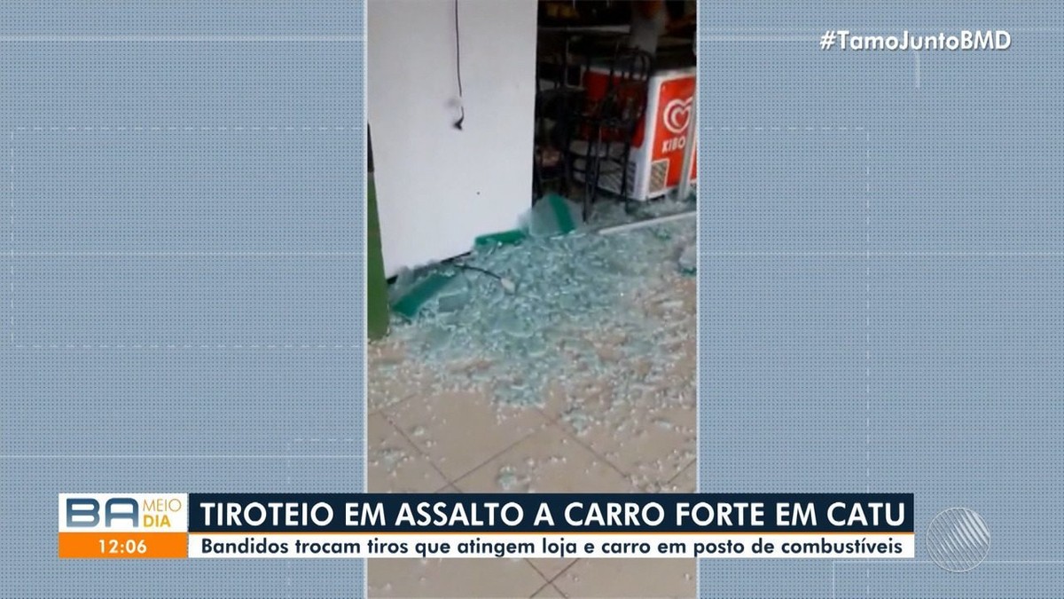 Bandidos Tentam Assaltar Carro Forte Em Catu E Trocam Tiros