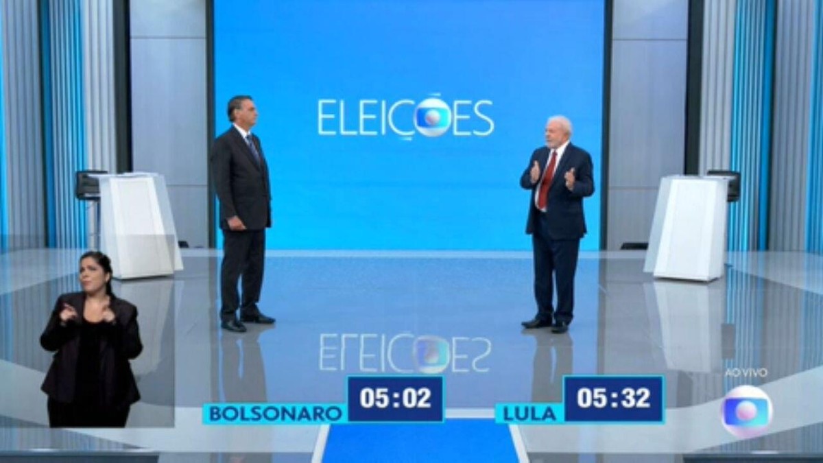 Debate na Globo Bolsonaro e Lula falam sobre política externa e