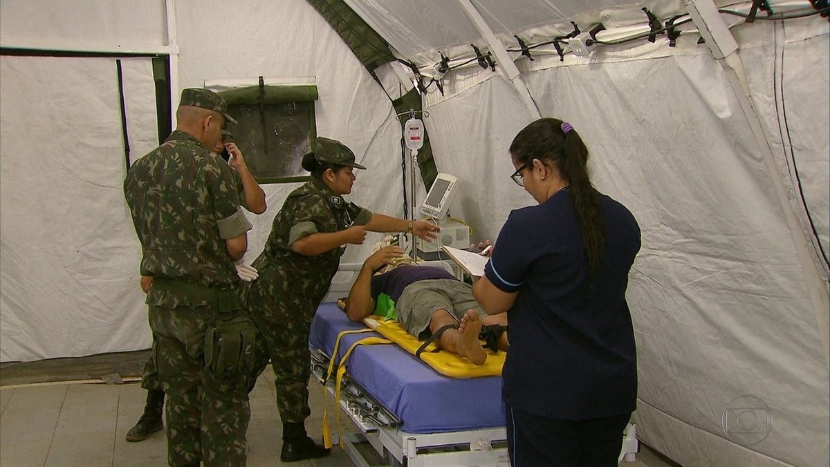 Hospital De Campanha Come A A Funcionar Em Cidade Atingida Pelas Chuvas