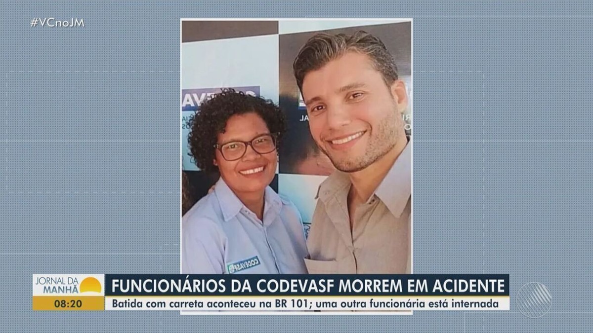 Dois funcionários da Codevasf morrem e um fica ferido após acidente na