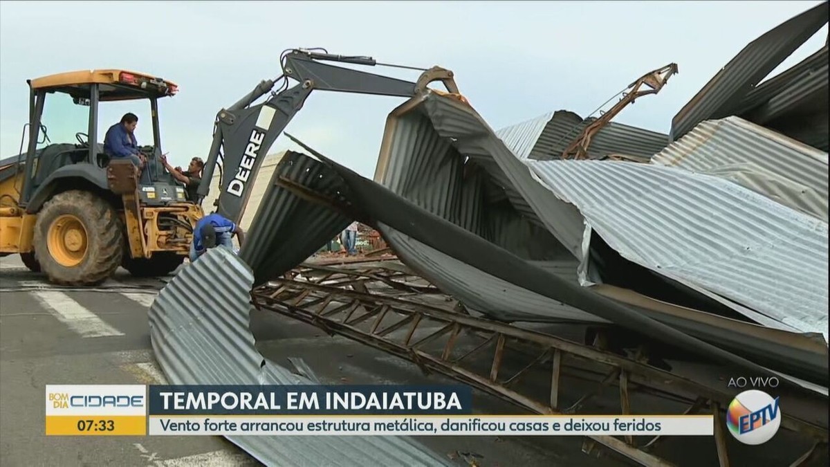 Indaiatuba Inicia Retirada De Estrutura Que Caiu Em Cima De Casas E