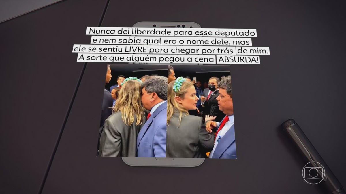 Deputada Do Pl Acusa Parlamentar Do Pcdob De Ass Dio Jornal Nacional G